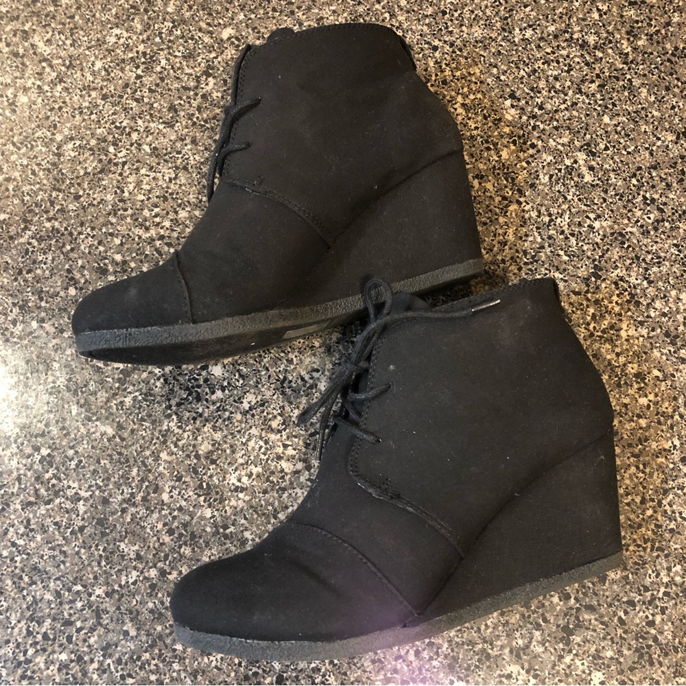 Call It Spring Wedge Booties Euc - image 6